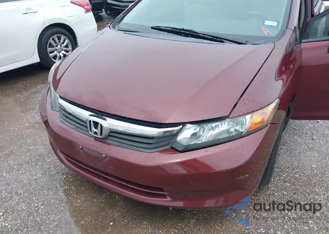 2012 Honda Civic Lx from USA, damaged, VIN 2HGFB2F5XCH612873